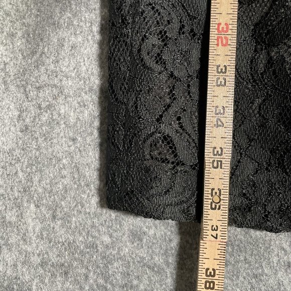 Tahari Womens Black Stylish Square Neck Sheath Dress Size 8 - Picture 6 of 11